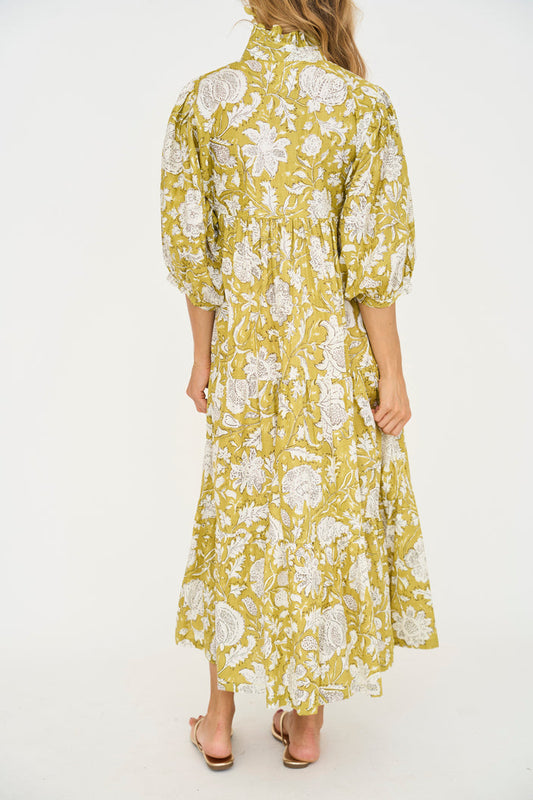 Palmetto Print Dress