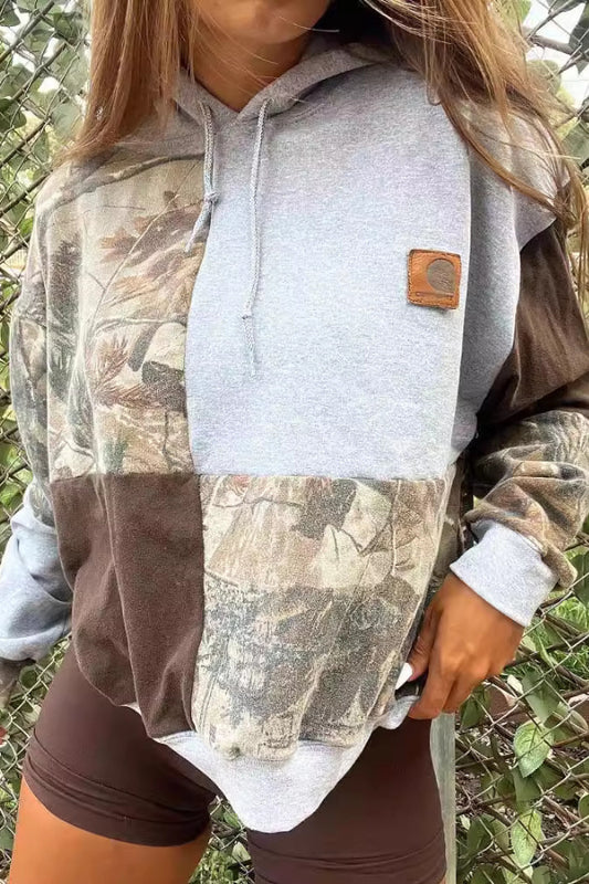 Women's Printed Hooded Sweatshirt