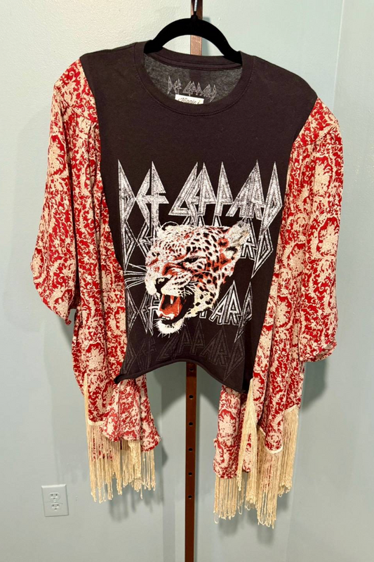 Def Leppard Mix & Match Tassel Tee